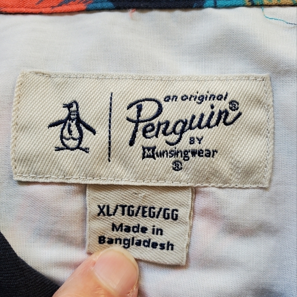 Penguin by Muningswear S/S Topical Shirt. Size XL - Picture 7 of 10
